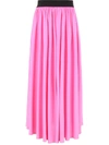 Msgm Flared Mini Skirt In Rosa (pink)