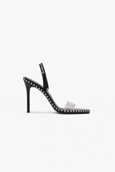 Alexander Wang Nova Pvc Strap Sandal In Black