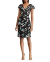 RALPH LAUREN LAUREN RALPH LAUREN PETITES FLORAL FAUX-WRAP DRESS,251747632001