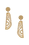 CHLOÉ CHLOE STATEMENT EARRINGS IN METALLIC GOLD,CLOE-WL45