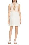 TORY BURCH EMBROIDERED BEACH COVER-UP DRESS,57135