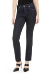 AG MARI HIGH WAIST SLIM STRAIGHT LEG JEANS,EMP1875