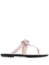 TOD'S THONG STRAP SANDALS