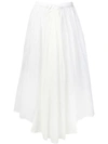 TSUMORI CHISATO TSUMORI CHISATO FLARED ASYMMETRIC SKIRT - WHITE