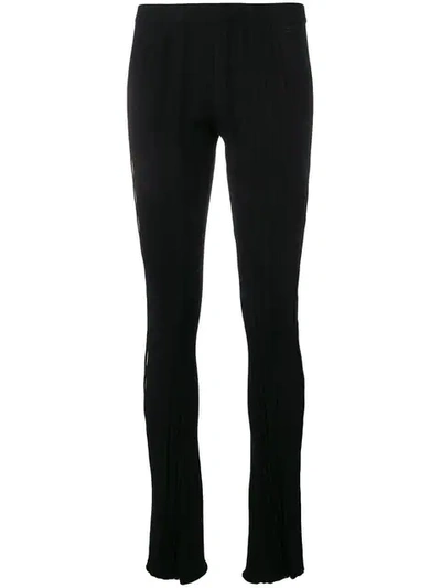 Courrèges Scalloped Cut-out Leggings - 黑色 In Black