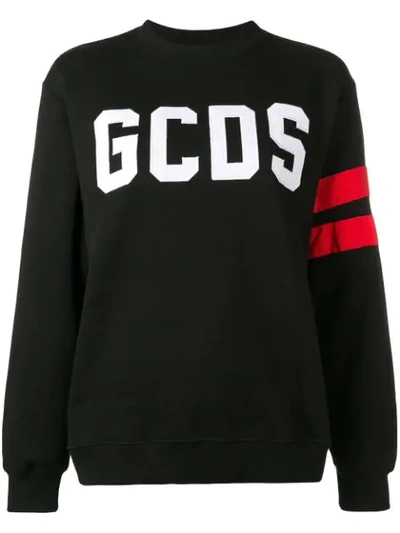 Gcds Logo Sweatshirt In Black