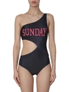 ALBERTA FERRETTI ONE-SHOULDER SWIMSUIT,4202 01910555