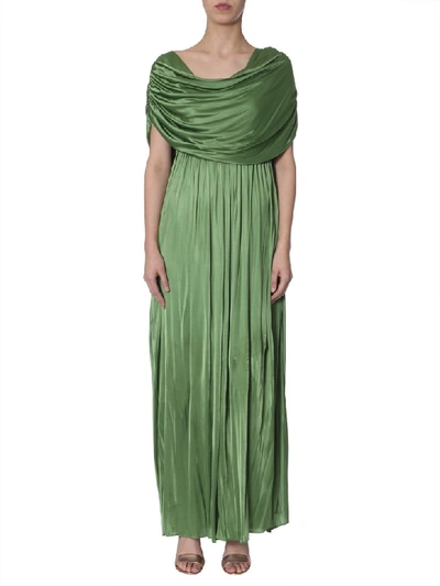 Lanvin Maxi Dress In Verde