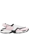 MARNI BABY PINK SLINGBACK LEATHER TRIM LOW