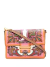 ETRO ETRO PRINTED SHOULDER BAG - ORANGE