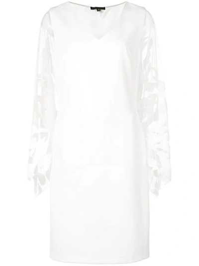 Alberto Makali Wing Sleeve Midi Dress - 白色 In White