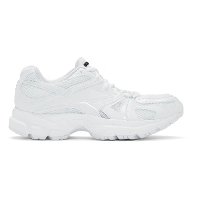 Vetements + Reebok Runner 200 Rubber-trimmed Mesh Sneakers In White