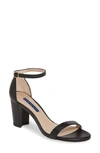 STUART WEITZMAN NEARLYNUDE ANKLE STRAP SANDAL,NEARLYNU