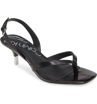 Calvin Klein Women's Monty Dress Sandals Women's Shoes In Black