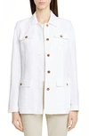 LAFAYETTE 148 LAFAYETTE 138 NEW YORK TAMAYA METROPOLIS LINEN BLEND JACKET,MJBL5R-1E34