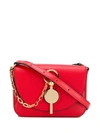 Jw Anderson Scarlet Keyts Bag In Red