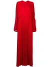 VALENTINO pleated evening dress