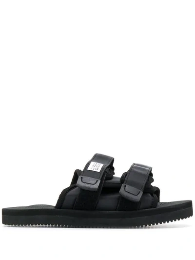 Suicoke Black Moto-cab Sandals