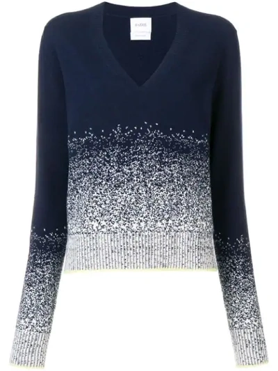 Barrie Cashmere V-neck Sweater In Blue