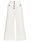 SELF-PORTRAIT CANVAS TROUSERS,10895120