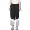 VETEMENTS VETEMENTS BLACK AND GREY MUSTERMANN TRACK trousers