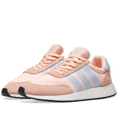 Adidas Originals I-5923 Leather And Suede-trimmed Neoprene Trainers In Pink