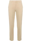 D-EXTERIOR MID RISE TAILORED TROUSERS