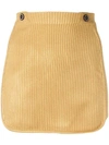 GCDS RIBBED MINI SKIRT