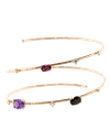 MATTIA CIELO Rainbow Rugiada Two Wrap Bracelet