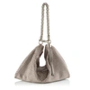 Jimmy Choo Medium Callie Clutch Bag In Ballet Pink