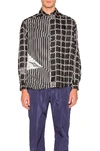 GIVENCHY CHAINS & 4G STRIPE PRINT SHIRT,GIVE-MS234