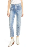 RAG & BONE NINA HIGH WAIST ANKLE CIGARETTE JEANS,W2569I449WNS