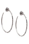 ARMENTA NEW WORLD DIAMOND HOOP EARRINGS,15938