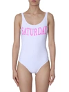 Alberta Ferretti White Saturday Swimsuit In Bianco
