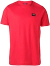 Paul & Shark Logo Patch T-shirt In Red