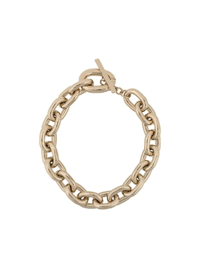 Rabanne Xl Link Short Chain Necklace In Gold