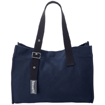 Vilebrequin Cotton-canvas Holdall In Blue