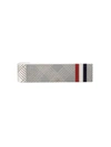 THOM BROWNE THOM BROWNE 4-BAR RWB SHORT SILVER TIE BAR