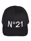 N°21 N  21  Embroidered Cap In Black