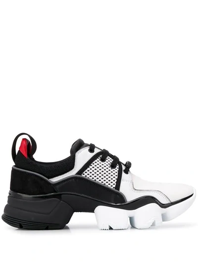 Givenchy Two-tone Jaw Trainers In Black