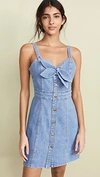 7 FOR ALL MANKIND DOUBLE TIE DRESS