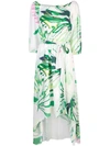 JOSIE NATORI KLEID MIT PRINT