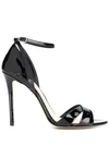 THE SELLER THE SELLER CUT-OUT DETAIL SANDALS - BLACK