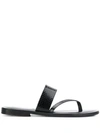 ÁLVARO GONZÁLEZ ÁLVARO ALBERTA SANDALS - BLACK