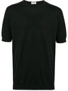 John Smedley Basic T-shirt In Black