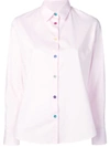 PS BY PAUL SMITH PS PAUL SMITH PLAIN BUTTON SHIRT - PINK