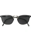 OLIVER PEOPLES OLIVER PEOPLES SQUARE TINTED SUNGLASSES - BLACK