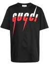 GUCCI GUCCI T-SHIRT MIT LOGO - SCHWARZ