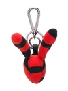 MARNI MARNI BUNNY SHAPE KEYRING - RED