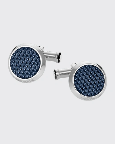 MONTBLANC MEISTERSTUCK CUFFLINKS W/ HEXAGONAL INLAY,PROD146260163